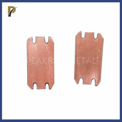 CuMoCu Nickel / Silver Plated Molybdenum Copper Heat Sink With Good Machinability