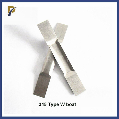 Smooth Tungsten Stamping Boat For Laboratory Research / PVD CVD Industry